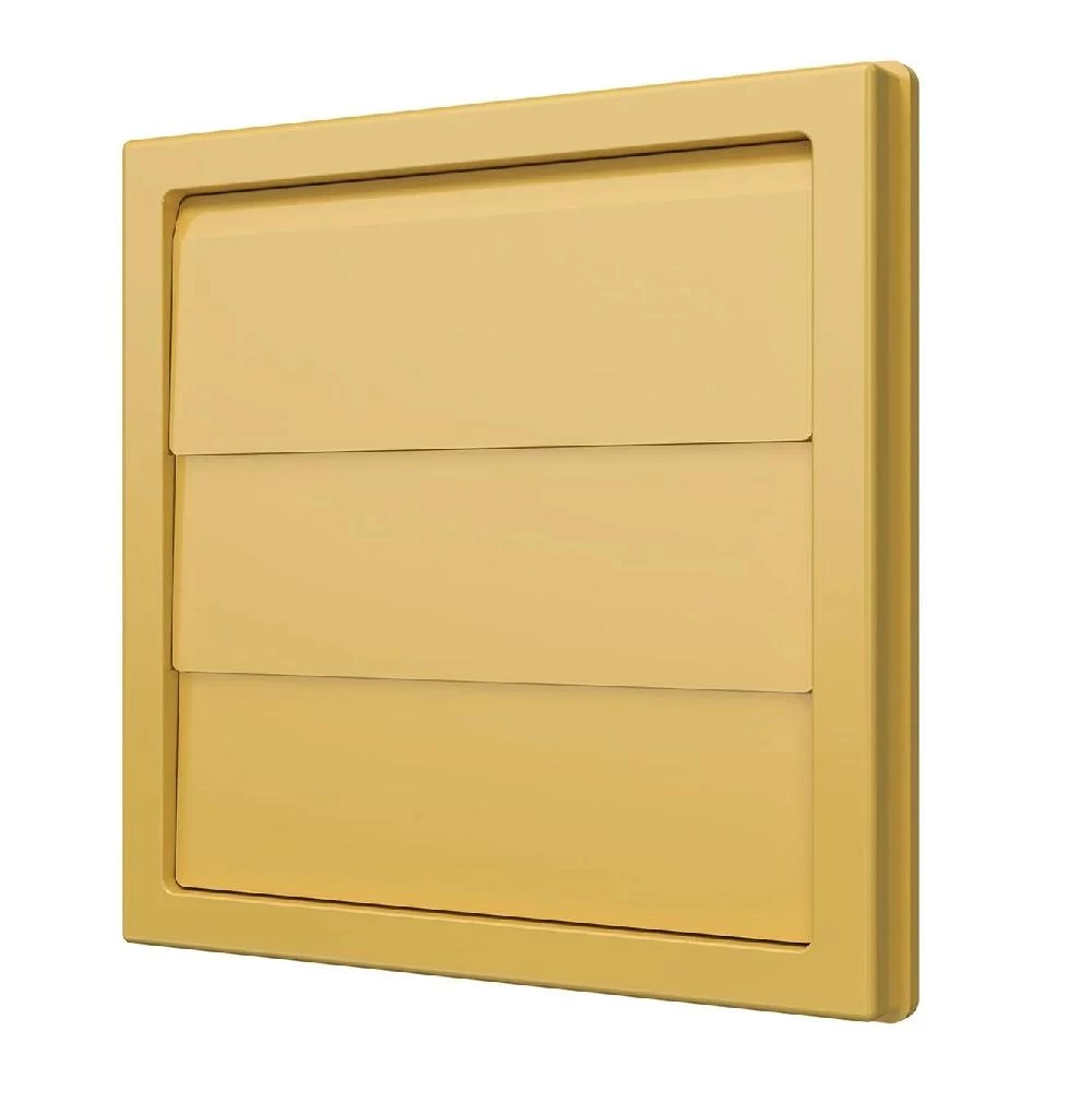 Выход стенной ERA КФ 150х150 фланец Дн125, материал – пластик, бежевый
