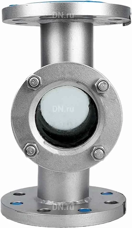 Стекло смотровое SG2-35S-F тип В ГОСТ 21836-2021 Ду200 Ру16 нержавеющая сталь, фланцевое
