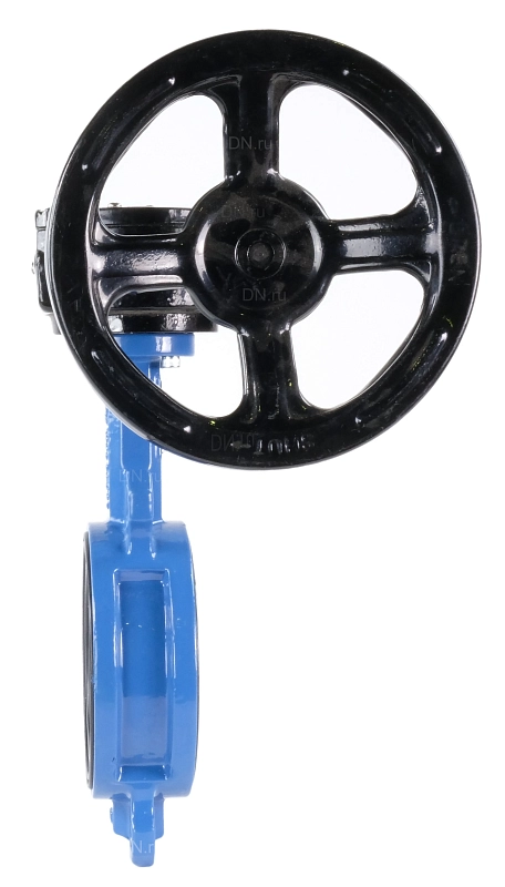 Затвор дисковый поворотный Tecofi VPI 4449-08 Ду50 Ру16 межфланцевый, корпус - ковкий чугун EN-GJS-500-7, диск - нержавеющая сталь CF8M, уплотнение - EPDM, с редуктором